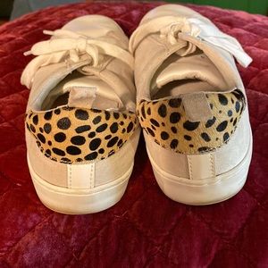 Animal print sneakers